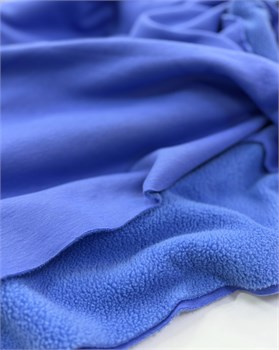 Футер 3-х нитка с начёсом Барашек Голубой прованс 10741