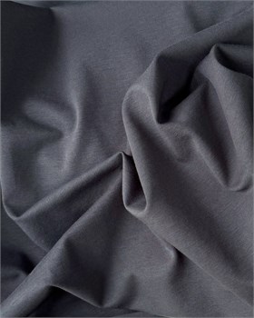 Кулирная гладь с лайкрой Темно-серый 10311