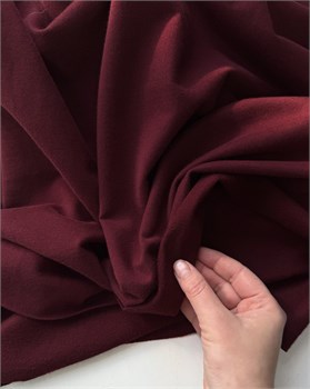 Футер 2-х нитка петля велюр эффект Бордо 10839