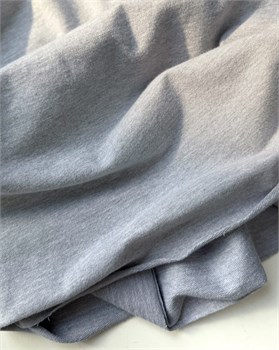 Футер 2-х нитка петля велюр эффект Серый меланж 10842