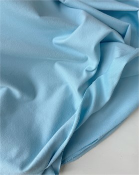 Футер 2-х нитка петля велюр эффект Лазурный 10845