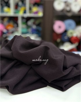 Трикотаж велюровый Шоколад 10203