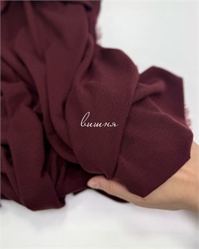 Тонкий трикотаж тенсель с шерстью Вишня 10898