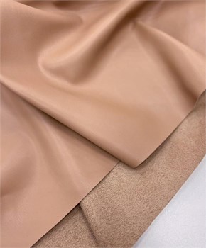 Экокожа на замшевой основе Кэмел 10917