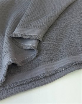 Вафля+махра Серый 10920