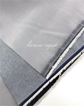 Джинс с флоком(бархатом) Светло-серый 10923