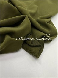 Футер 3-х нитка велюр эффект Темная оливка 10822