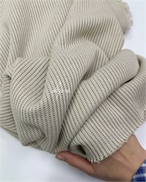 Вязаный хлопковый трикотаж Экрю 10210