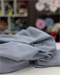 Трикотаж велюровый Пыльно-голубой 10201