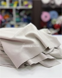 Трикотаж велюровый Белая глина 10893