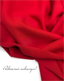 Футер 3-х нитка петля микродиагональ ПЛОТНЫЙ Красный 10906