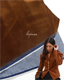 Джинс с флоком(бархатом) Корица 10924