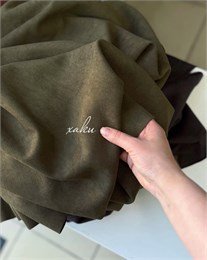 Дабл замша(двойная) Хаки 10933