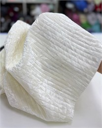 Стежка бархатная креш Сливочный 10765