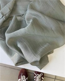 Вуаль с креш эффектом Шалфей 10953