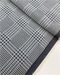 Деним с флоком Armani серый с узором 10967