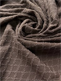 Джинс 100% хлопок Ромбики молочный шоколад 10980