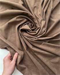 Замша эластичная двухсторонняя Темный беж 10993