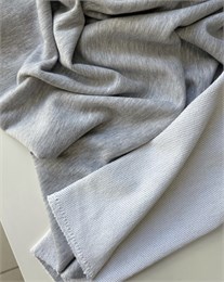 Футер 3-х нитка петля диагональ ориджинал Серый меланж 10997