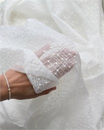 Вуаль тенсель с вышивкой Созвездия 11042