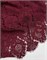 Кружево кордовое Вензеля Бордо 10858