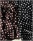Искусственный шелк Горох черный 10987